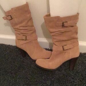 Kelly & Katie Tan Heeled Boots